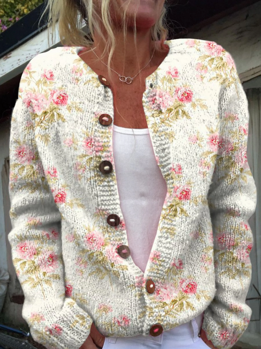 Elaris™ | Women’s Vintage Knit Cardigan Sweater