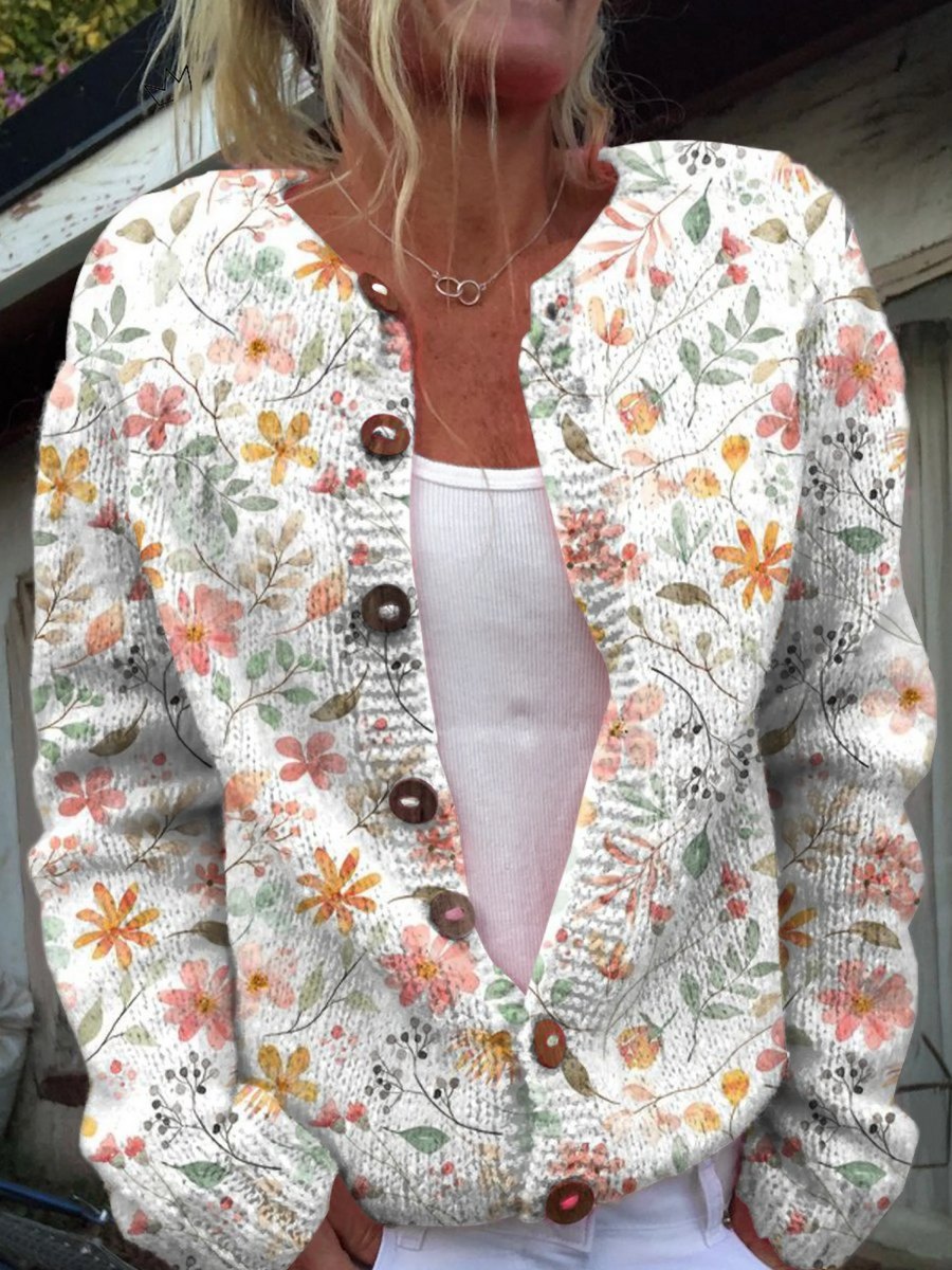Celvianne™ | Women’s Vintage Knit Cardigan Sweater