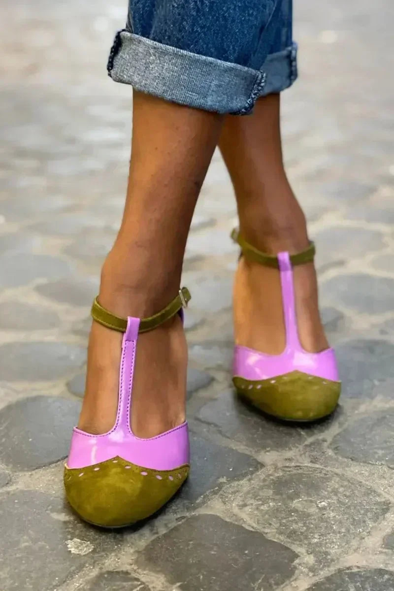 Vantelle | T-Bar Strap Heel