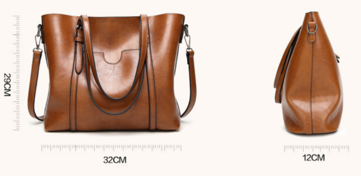 Sien™ Stylish Leather Shoulder Bag - Modern Everyday Minimalist Style