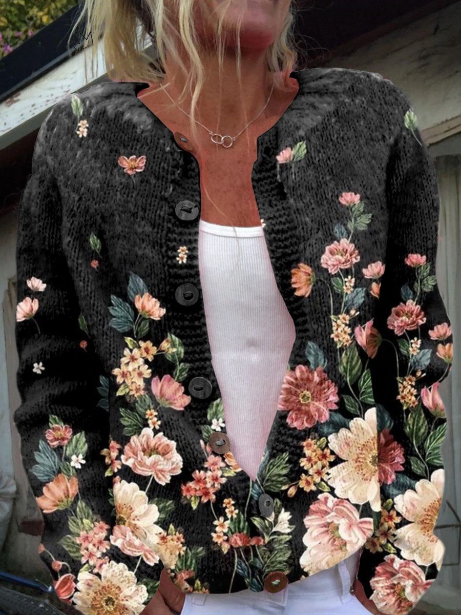 Elara™ | Women’s Vintage Cardigan Sweater