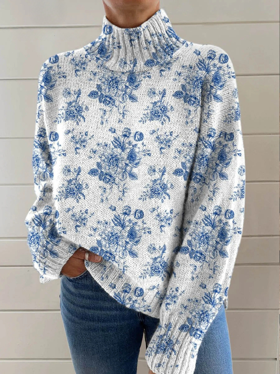 Azura™ - Blossom Turtleneck Jumper
