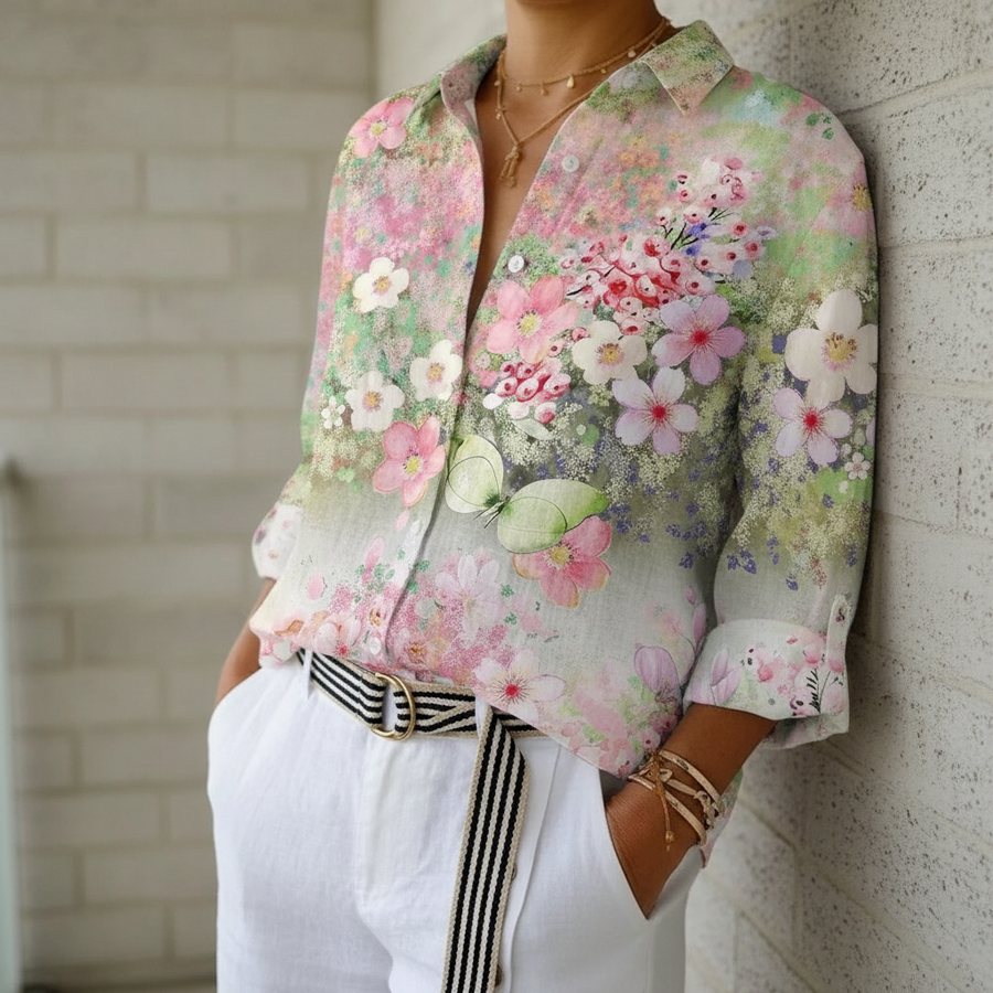 Leura™ - Floral Boho Blouse