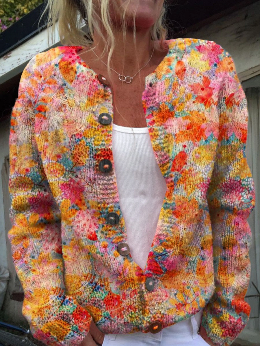 Aveline™ | Women’s Vintage Knit Cardigan Sweater