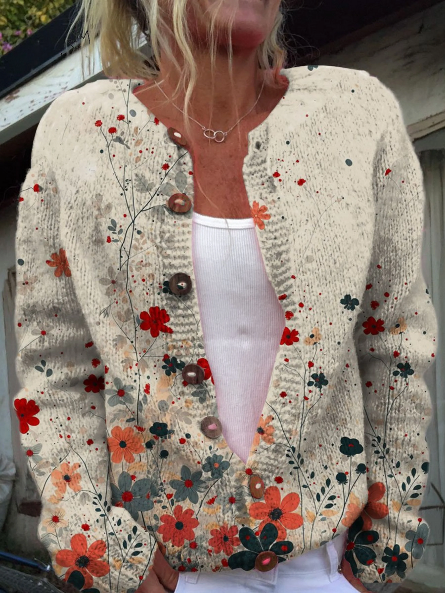 Meliora™ | Women’s Vintage Knit Cardigan Sweater