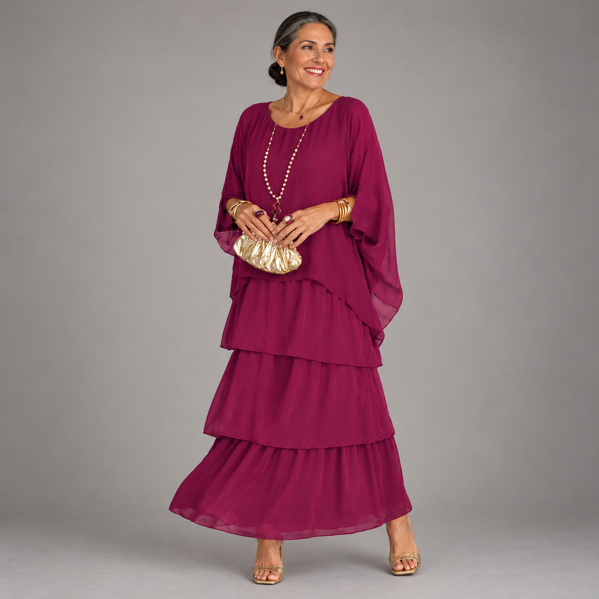 Lara™ | Elegant Flowing Maxi Dress