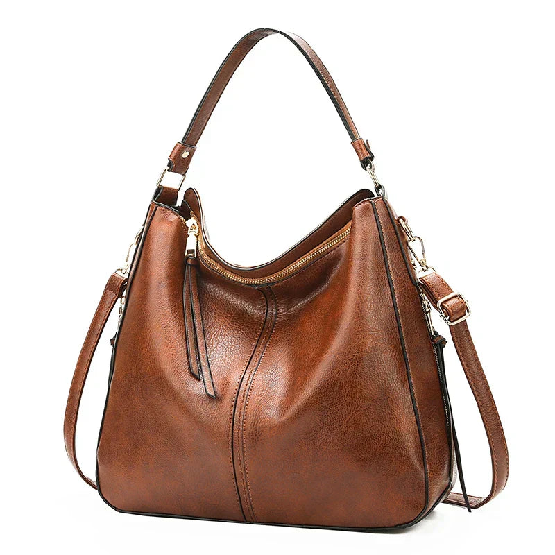 Romy™ Leather Shoulder Bag - Minimalist Everyday Luxe Style