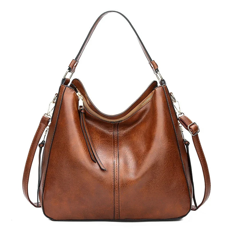 Romy™ Leather Shoulder Bag - Minimalist Everyday Luxe Style