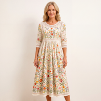 Australian Garden Charm | Midi Dress