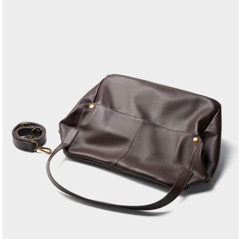 Burley™ Retro Leather Tote Bag - Vintage Everyday Carry Style