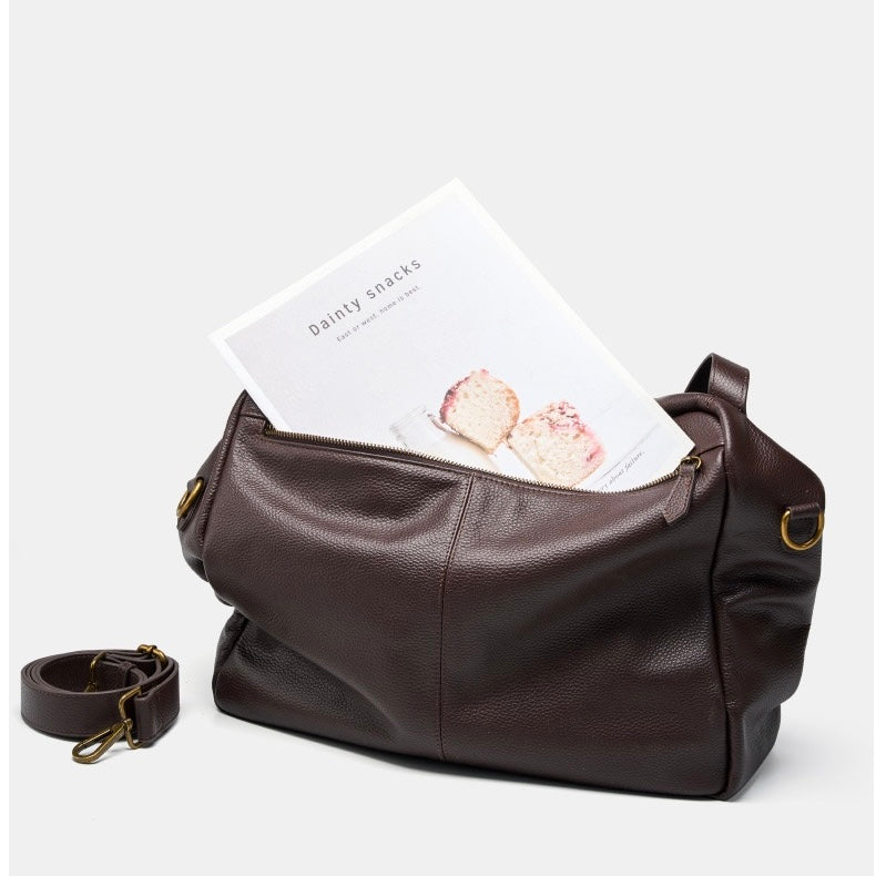 Burley™ Retro Leather Tote Bag - Vintage Everyday Carry Style
