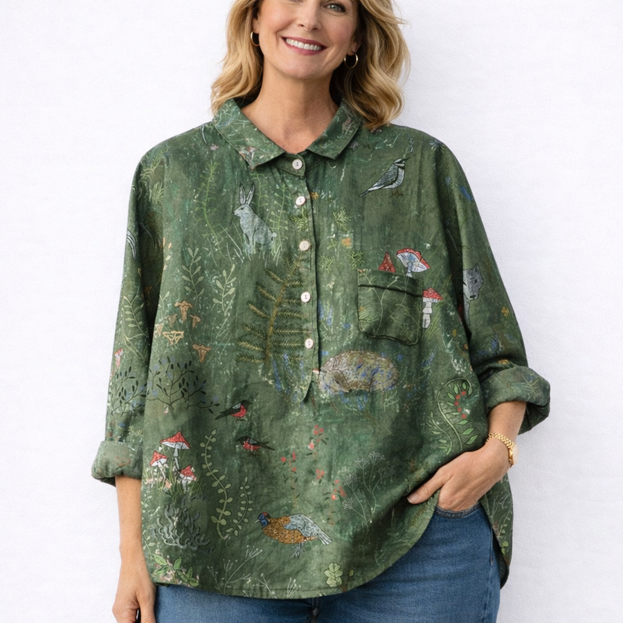 Emily | Contemporary Linen Shirt