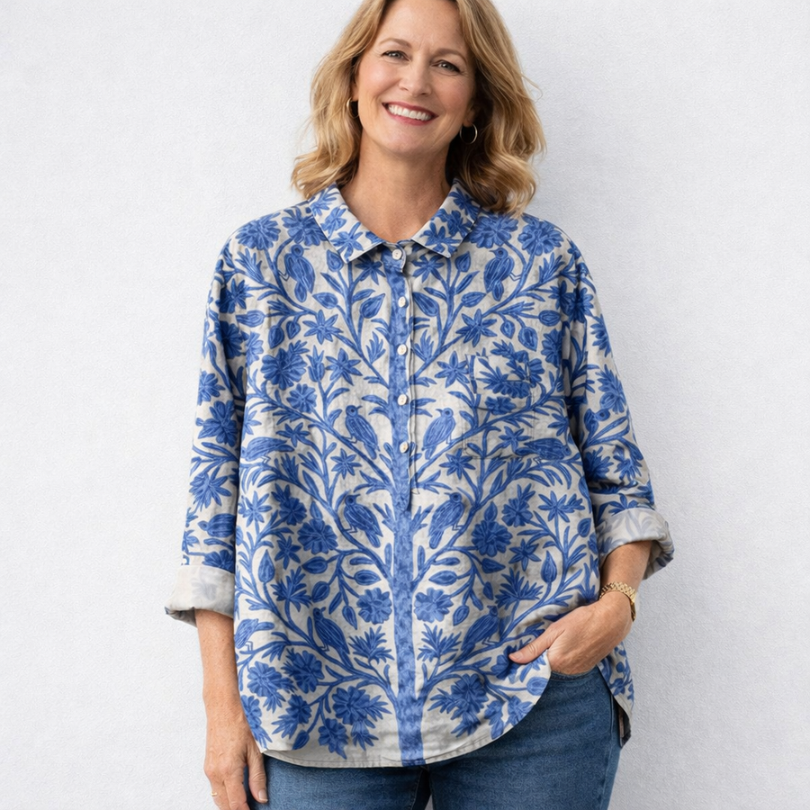 Rosie | Contemporary Linen Shirt