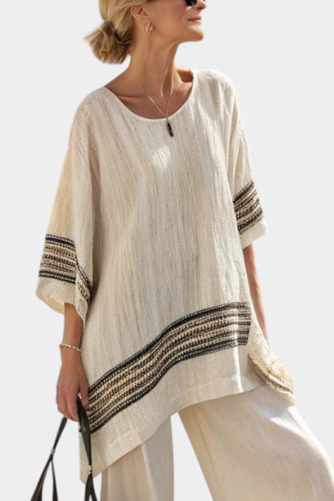 Lillian™ - Contrast Trim 2-Piece Set
