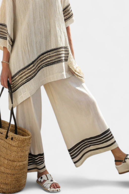Lillian™ - Contrast Trim 2-Piece Set