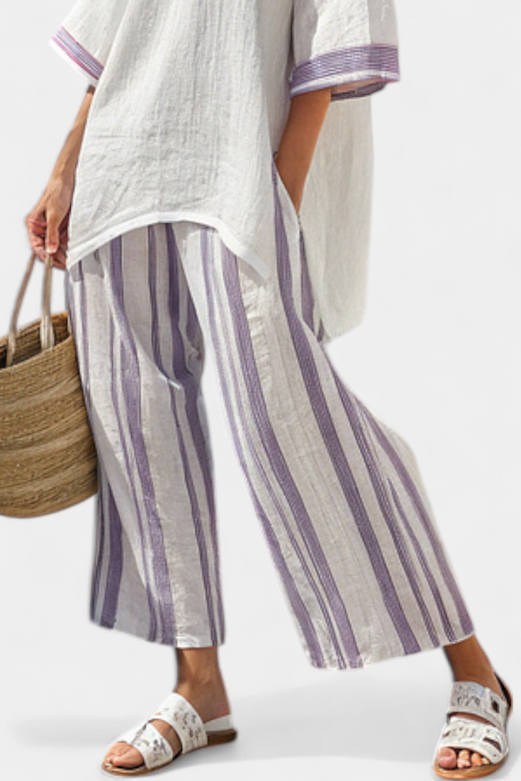 Violet™ - Lavender Stripe 2-Piece Set