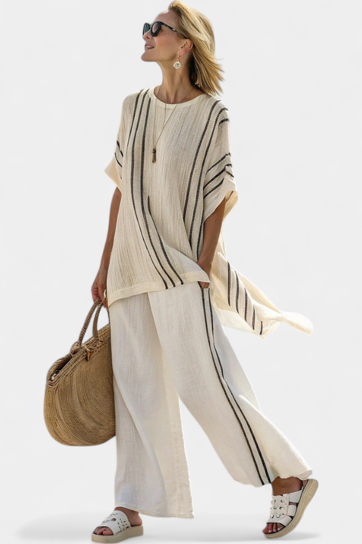 Bonnie™ - Textured Stripe 2-Piece Set