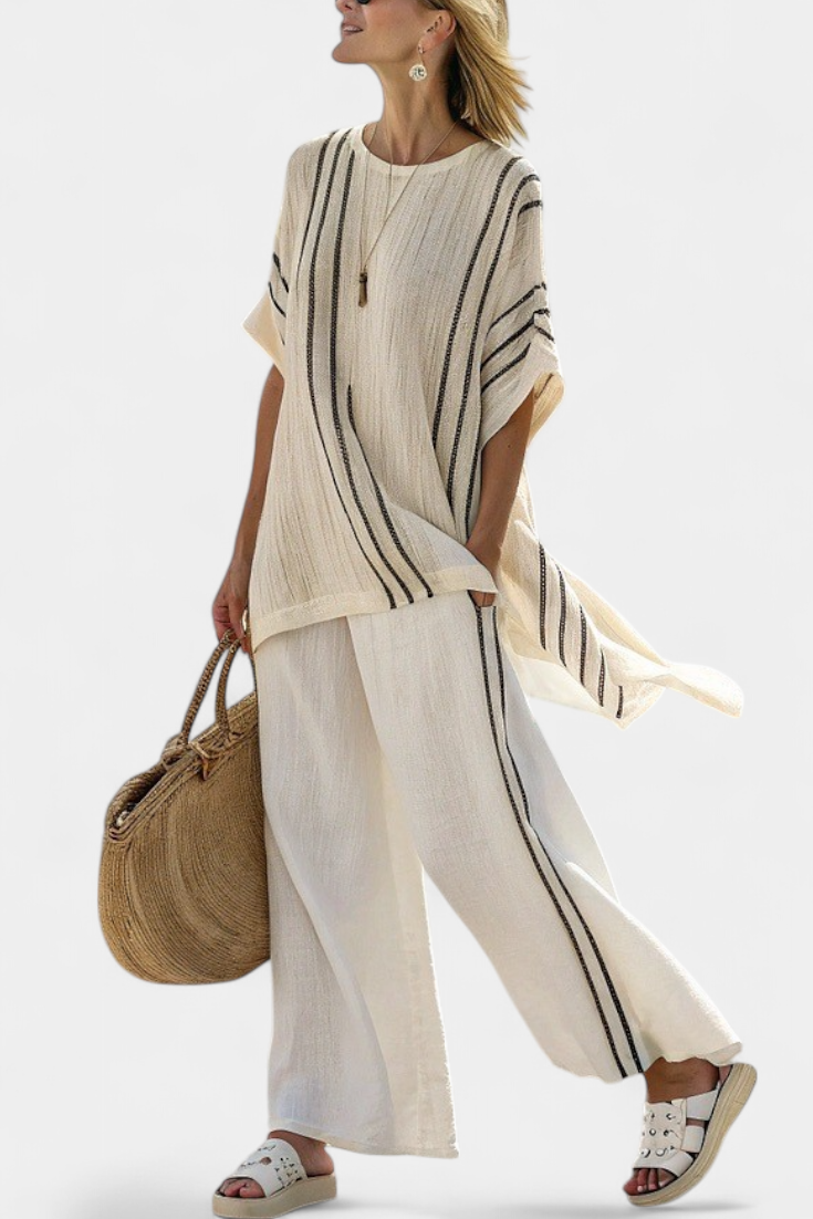 Bonnie™ - Textured Stripe 2-Piece Set