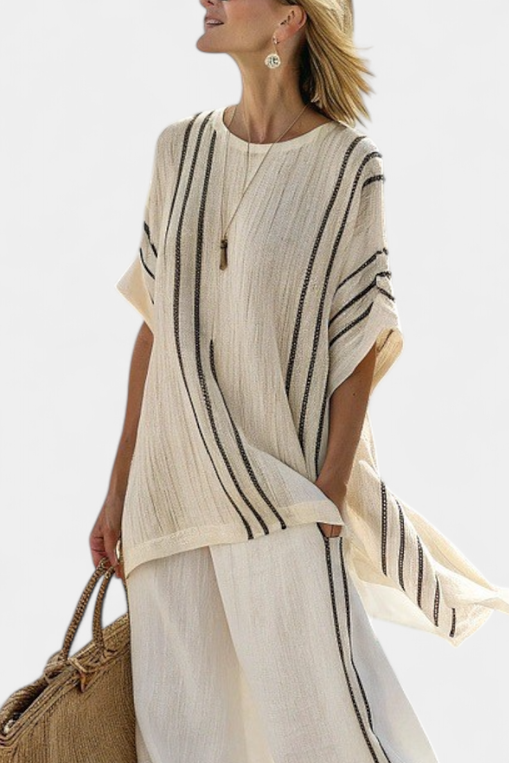 Bonnie™ - Textured Stripe 2-Piece Set