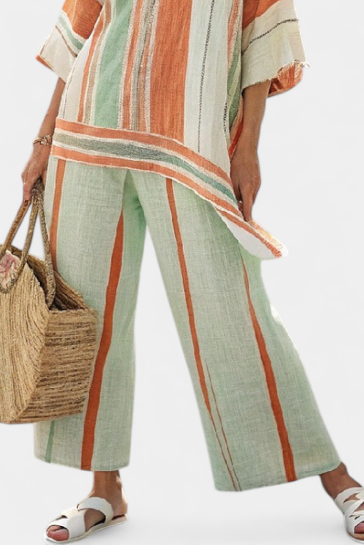Sadie™ - Colourblock Striped 2-Piece Set