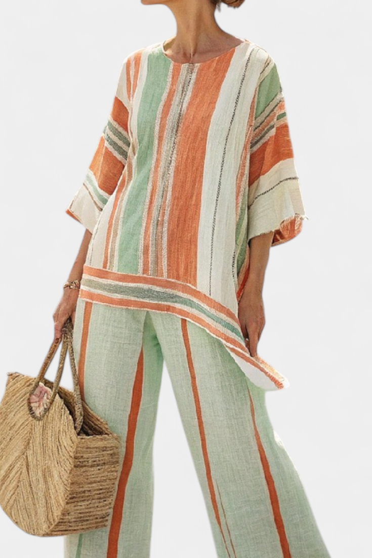 Sadie™ - Colourblock Striped 2-Piece Set