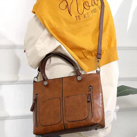 Thalia™ Stylish Leather Bag - Elegant Everyday Minimalist Style