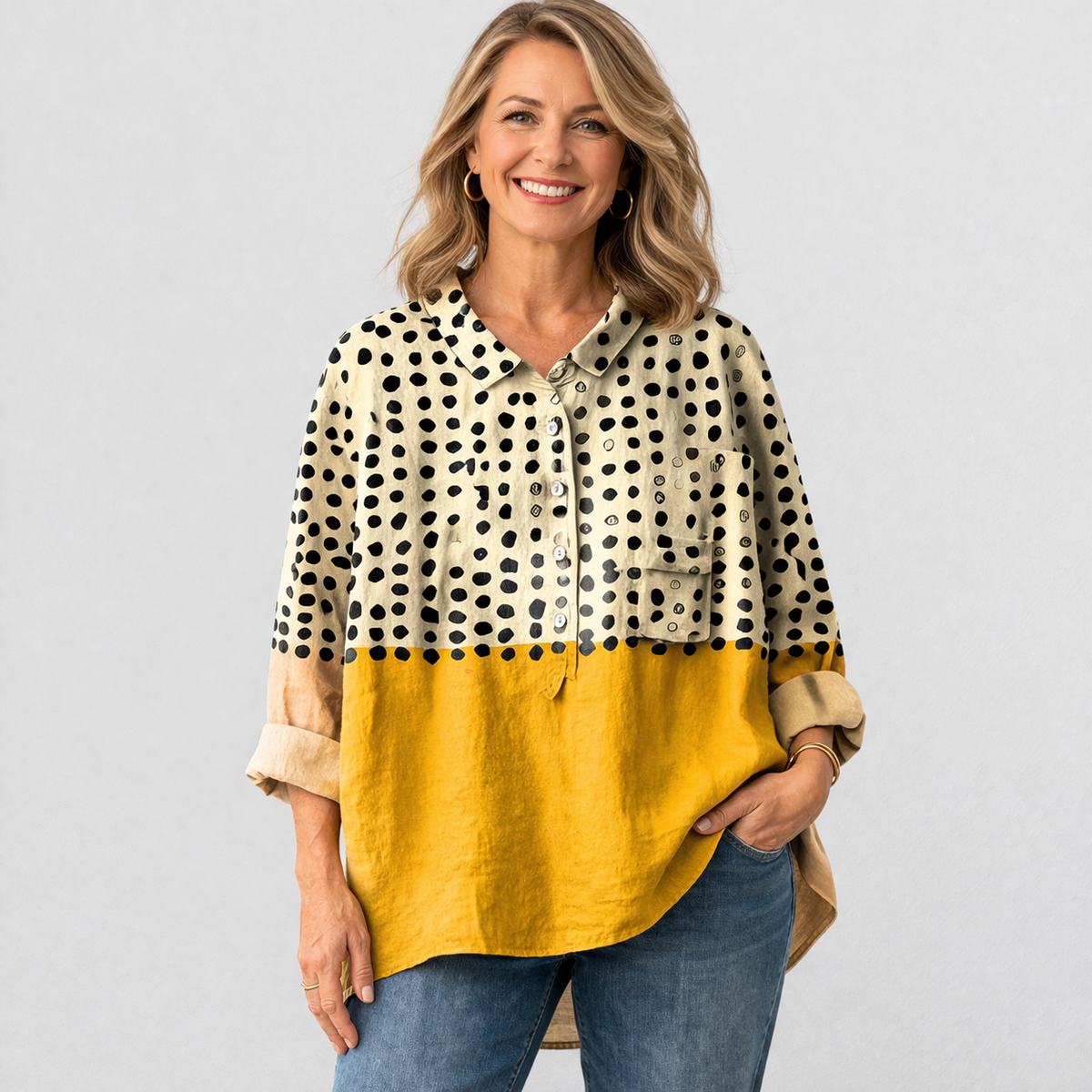 Olivia | Contemporary Linen Shirt