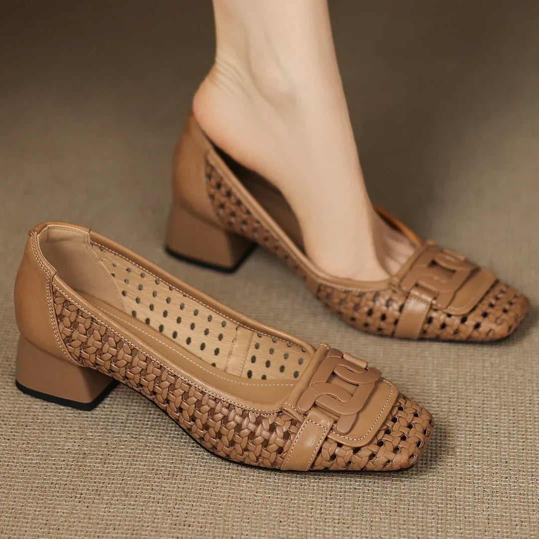 Solea Woven Heels