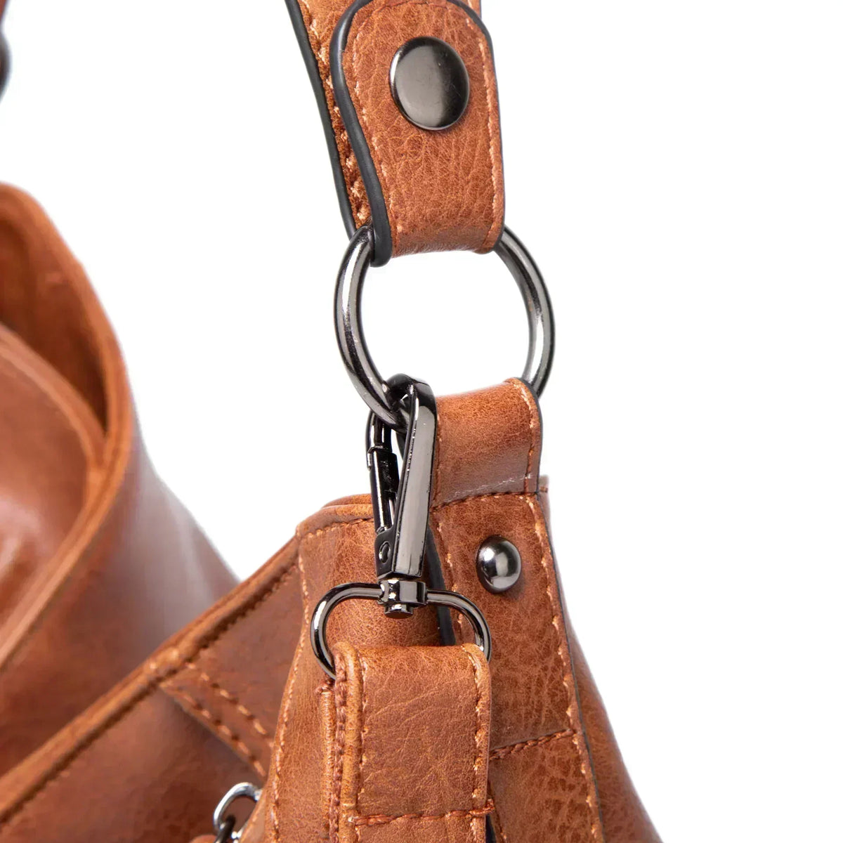 Ines™ Casual Leather Bag - Relaxed Everyday Functional Style