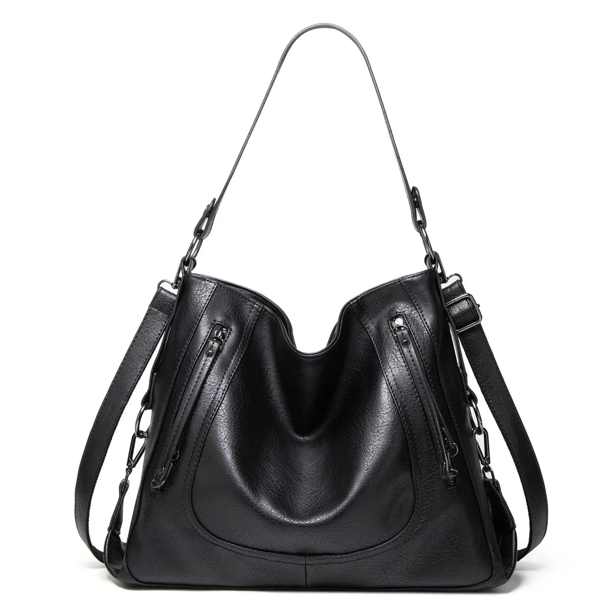 Ines™ Casual Leather Bag - Relaxed Everyday Functional Style