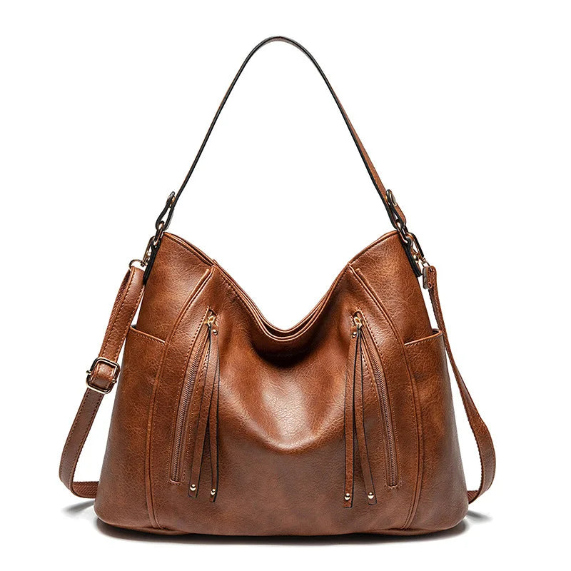 Bente™ Elegant Leather Bag - Minimalist Everyday Luxe Style