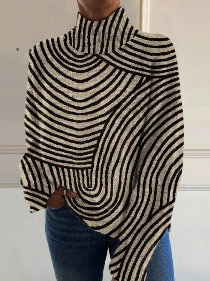 Noemi™ - Artistic Turtleneck Jumper