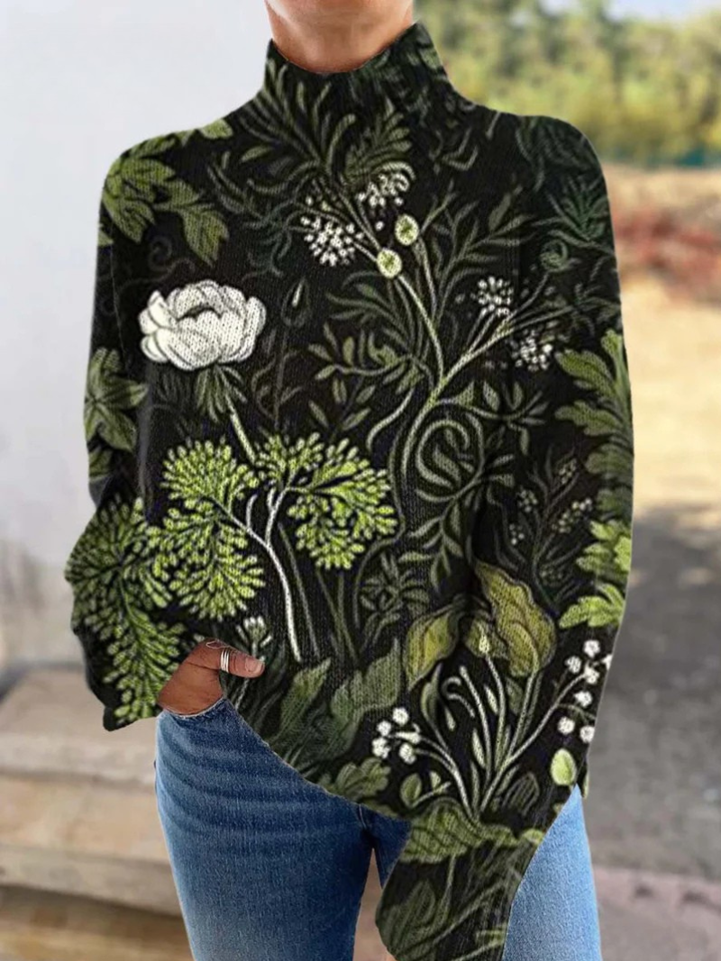 Sylvie™ - Bloom Turtleneck Jumper
