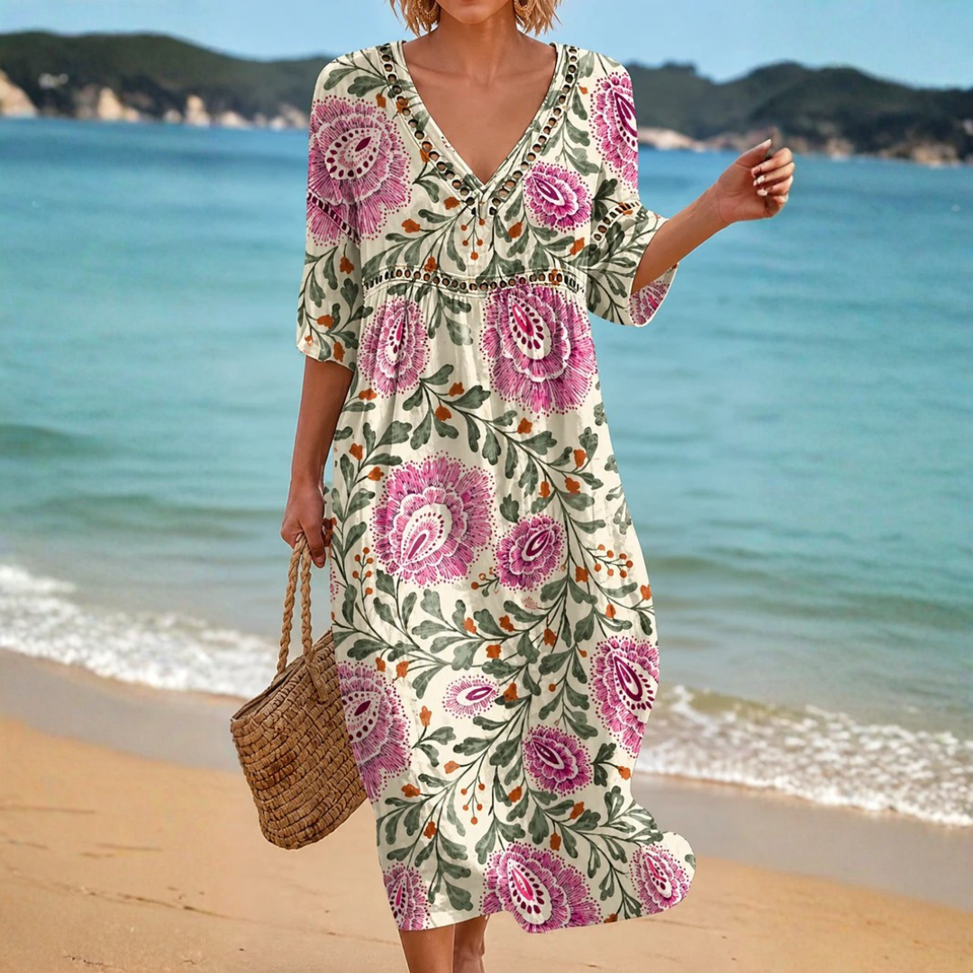 Bronwyn - Breezy Midi Day Dress