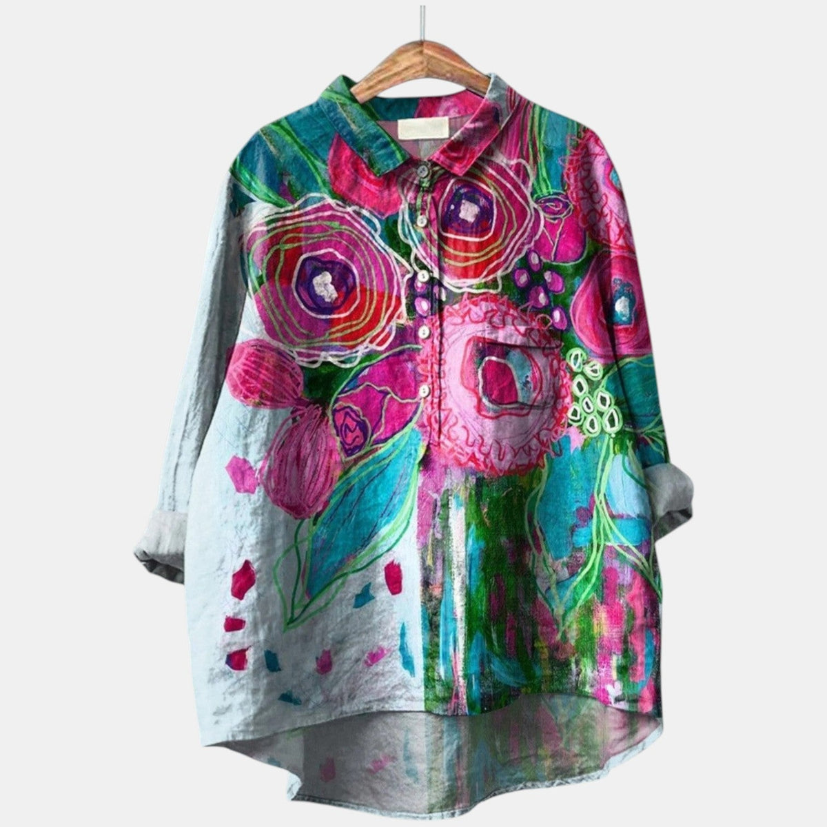 Ella | Contemporary Linen Shirt
