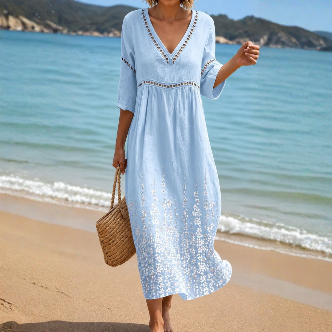 Elora - Soft Silhouette Midi Dress
