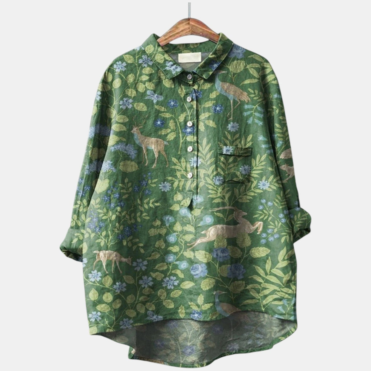 Georgia | Contemporary Linen Shirt