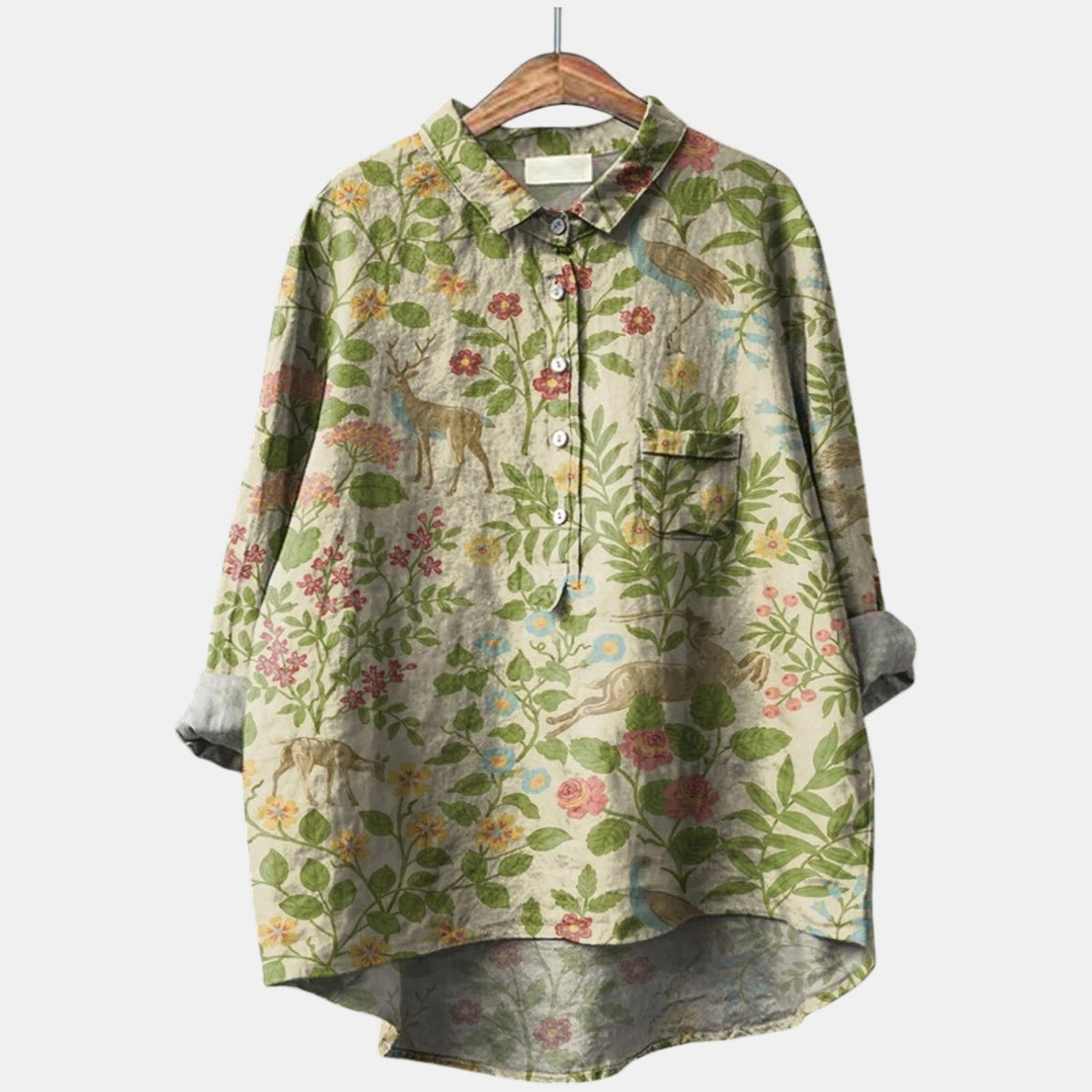 Georgia | Contemporary Linen Shirt