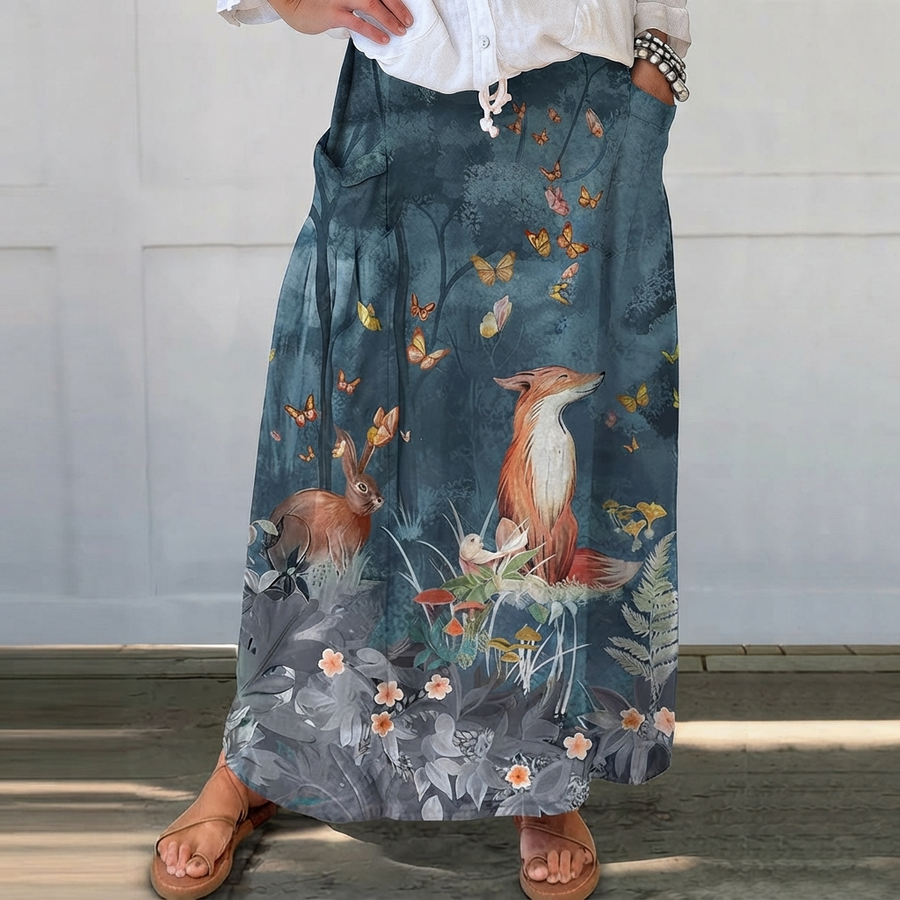 Judy | Elegant Flowing Skirt