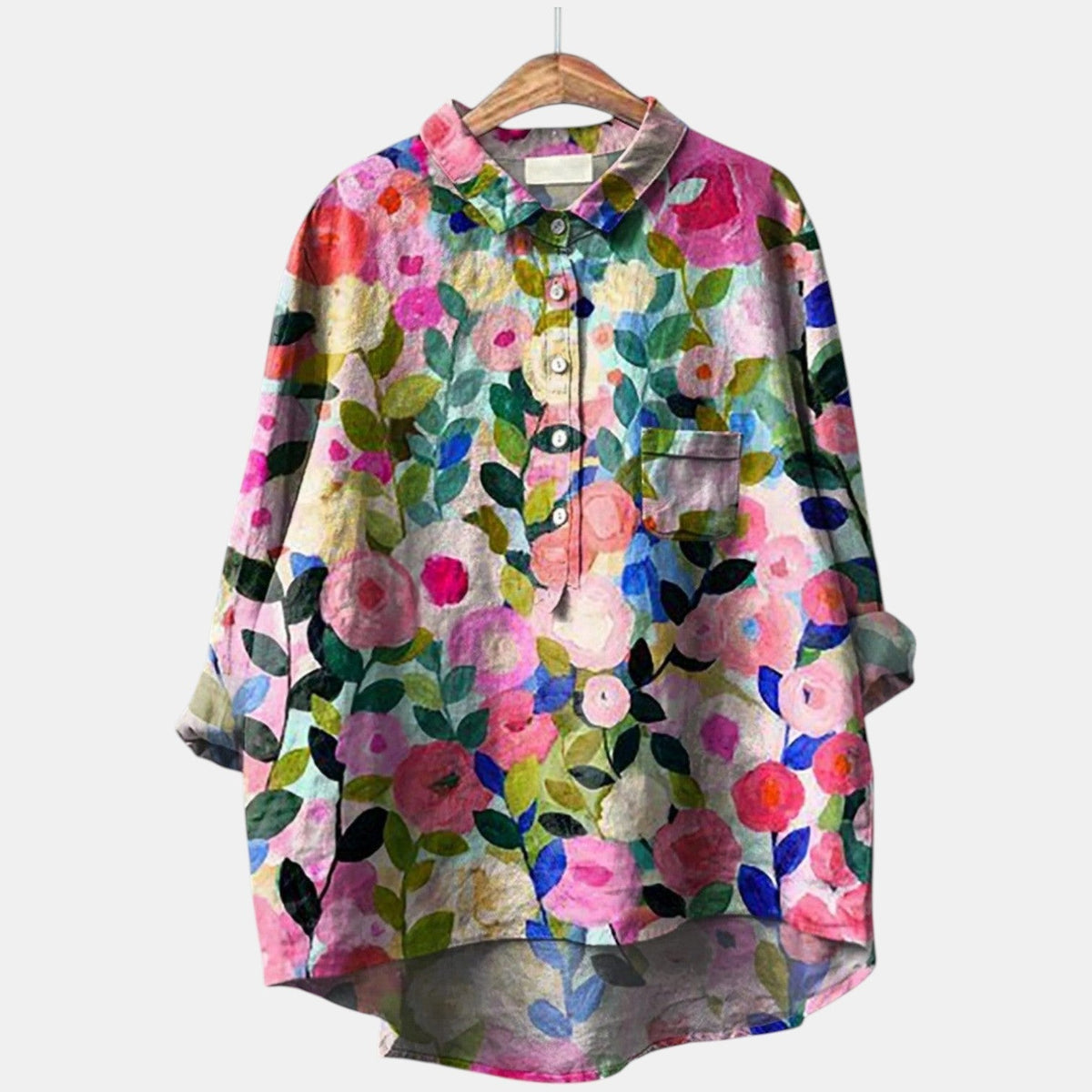 Leah | Contemporary Linen Top