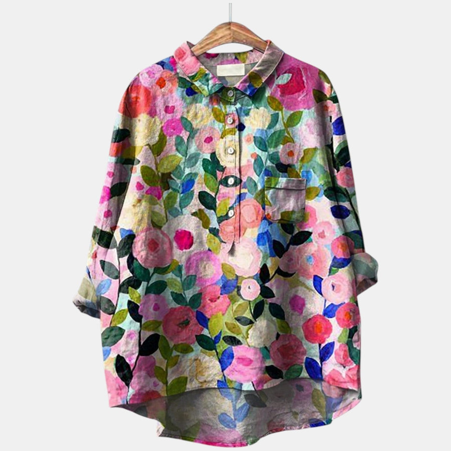 Leah | Contemporary Linen Top