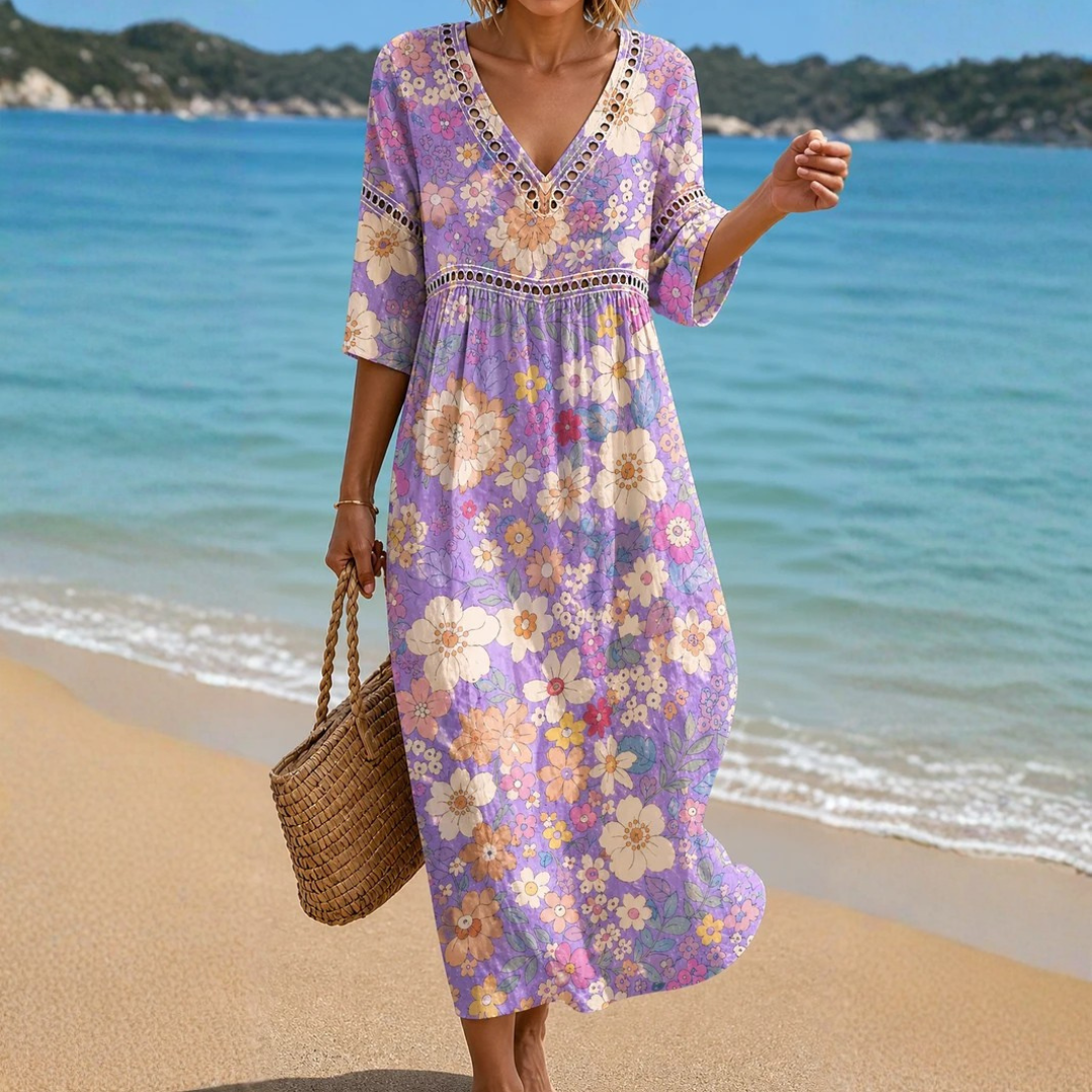 Stella - Casual Elegant Midi Dress Signature